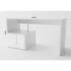 Scrivania Bianca o Ardesia in Legno di Design Italiano 3 Misure - Michel Viadurini