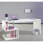 Scrivania Bianca o Ardesia in Legno di Design Italiano 3 Misure - Michel Viadurini