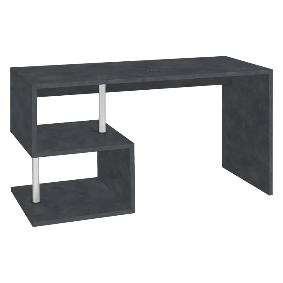 Scrivania Bianca o Ardesia in Legno di Design Italiano 3 Misure - Michel Viadurini