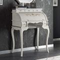 Scrivania Classica 5 Cassetti in Legno e Intarsi Made in Italy - Hastings