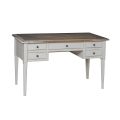 Scrivania con 5 Cassetti in Legno Massiccio Made in Italy - Fontus