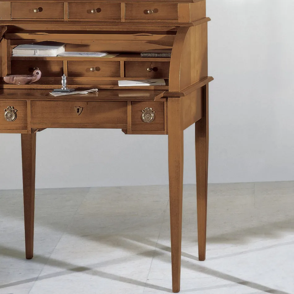 Scrivania con 6 Cassetti Esterni, 3 Cassetti Interni e 1 Vano Made in Italy - Marte Viadurini
