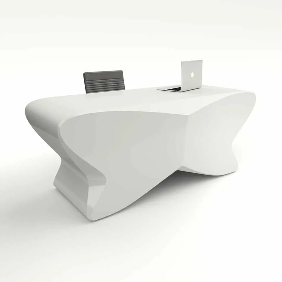 Scrivania da studio di moderno design fatta in Italia, Popoli Viadurini