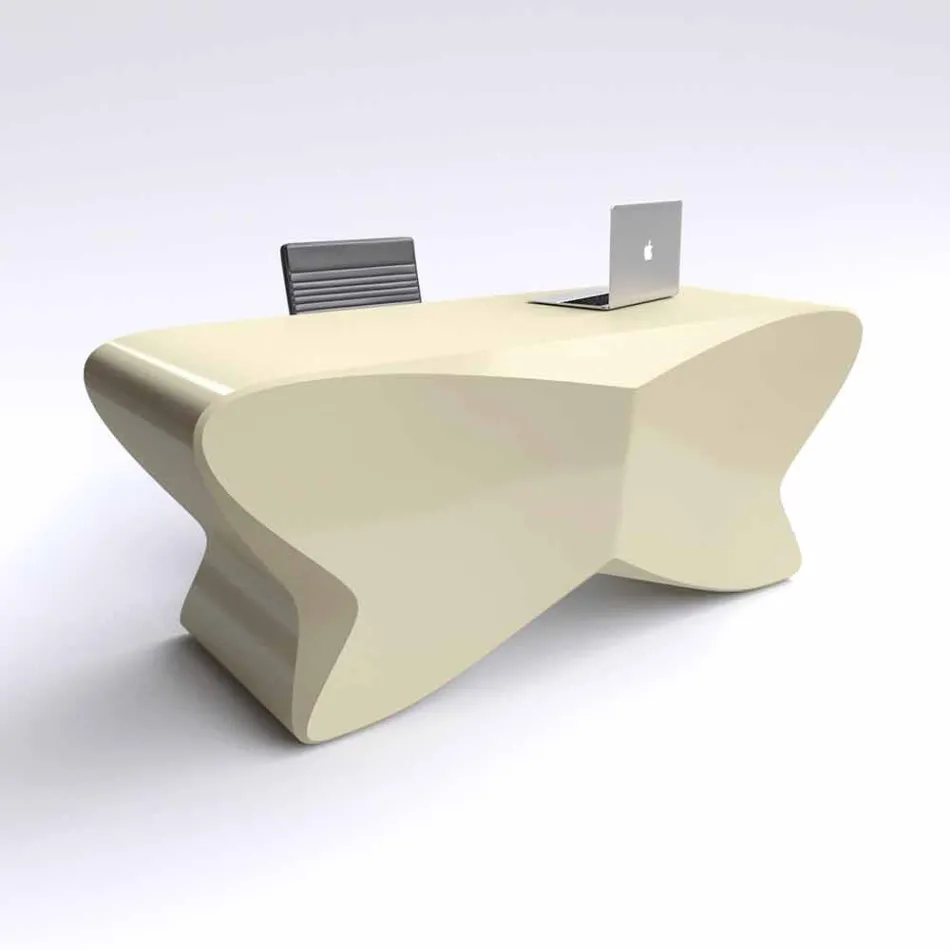 Scrivania da studio di moderno design fatta in Italia, Popoli Viadurini