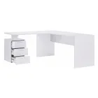Scrivania da Ufficio Angolare in Legno Nobilitato 2 Finiture - Analuisa Viadurini