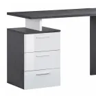 Scrivania da Ufficio Angolare in Legno Nobilitato 2 Finiture - Analuisa Viadurini