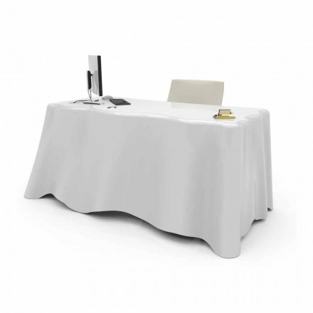 Scrivania da ufficio design moderno Fabric, made in Italy Viadurini