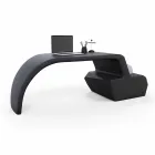 Scrivania da ufficio design moderno Gush made in Italy  Viadurini