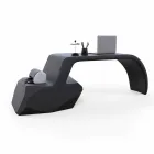 Scrivania da ufficio design moderno Gush made in Italy  Viadurini
