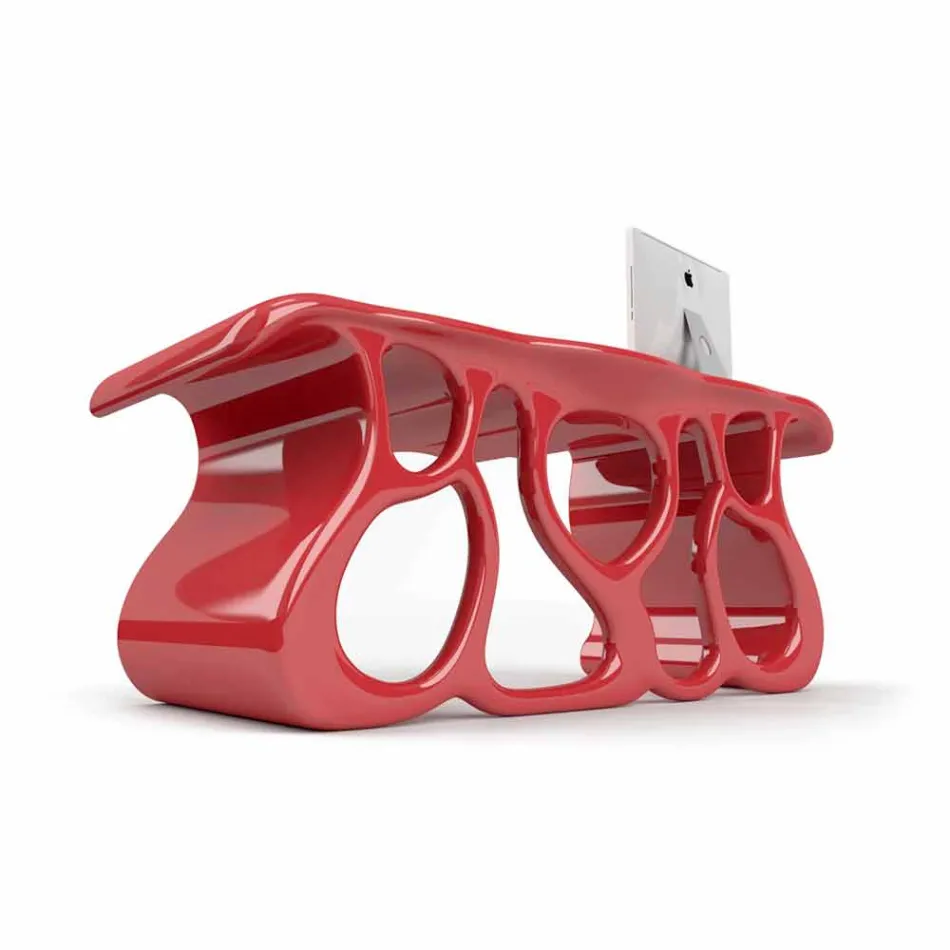Scrivania da ufficio di moderno design prodotta in Italia, Mirto Viadurini