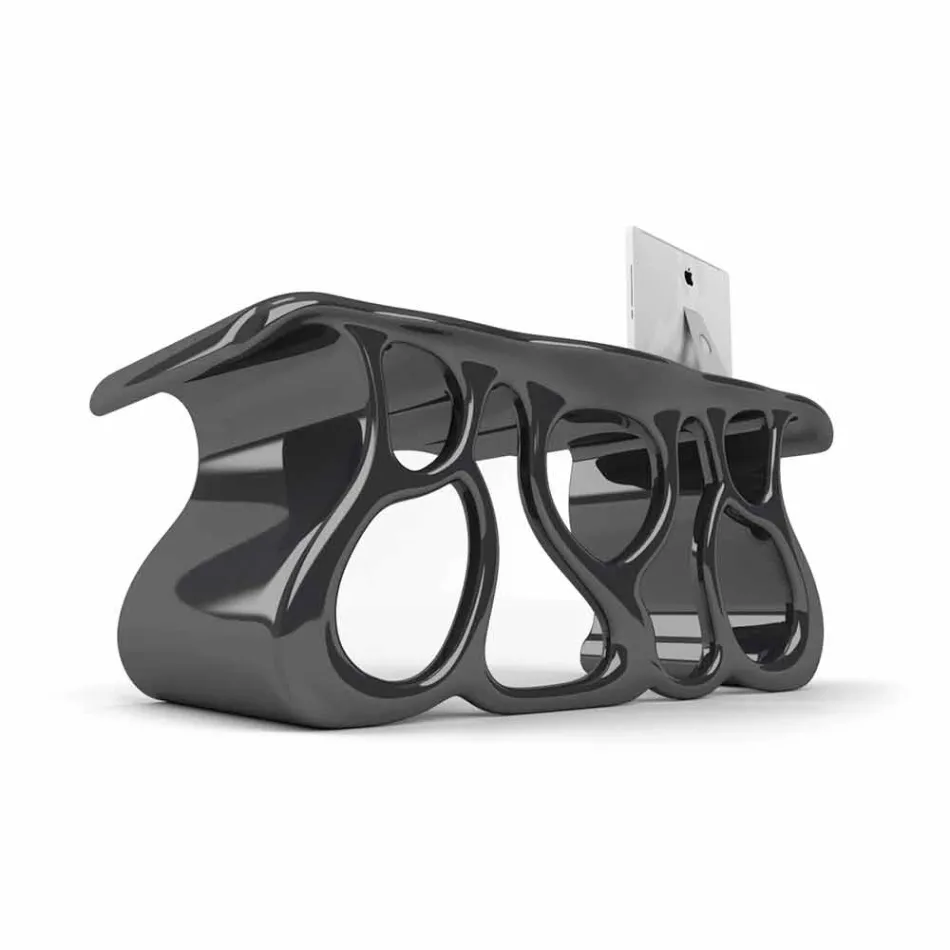 Scrivania da ufficio di moderno design prodotta in Italia, Mirto Viadurini