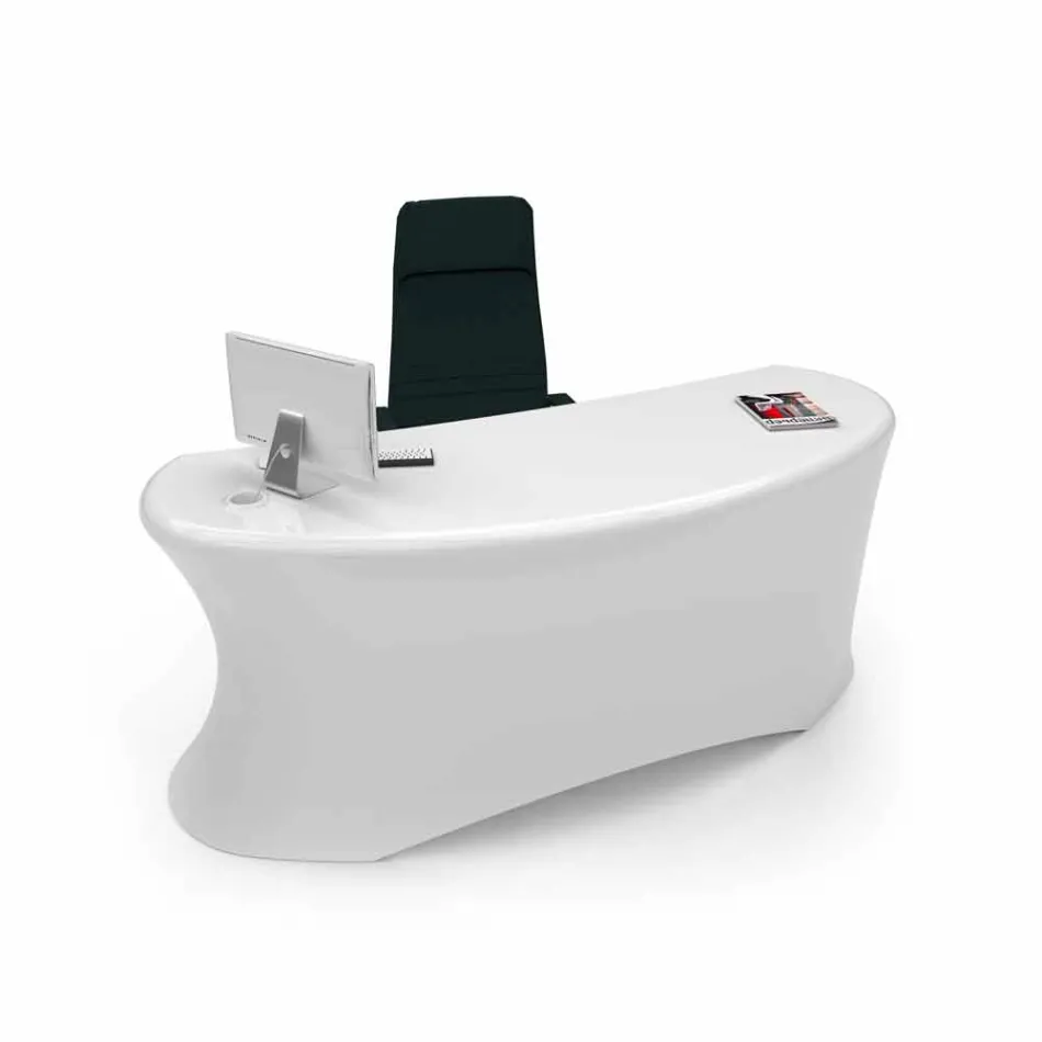 Scrivania Design Moderno Ely Made in Italy Viadurini