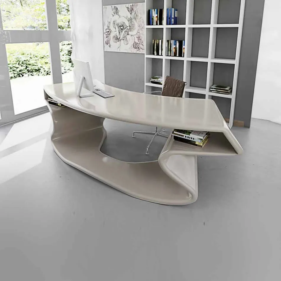 Scrivania di design da ufficio prodotta in Italia, Tignale Viadurini