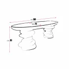 Scrivania di design moderna da ufficio Aldington fatta a mano Viadurini