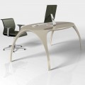 Scrivania di design moderno da studio made in Italy, Pomposa