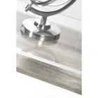 Scrivania in Plexiglass Trasparente con Ripiano in Legno di Design - Carducci Viadurini