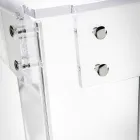 Scrivania in Plexiglass Trasparente Design Moderno Made in Italy - Vichy Viadurini