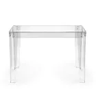 Scrivania in Plexiglass Trasparente Design Moderno Made in Italy - Vichy Viadurini