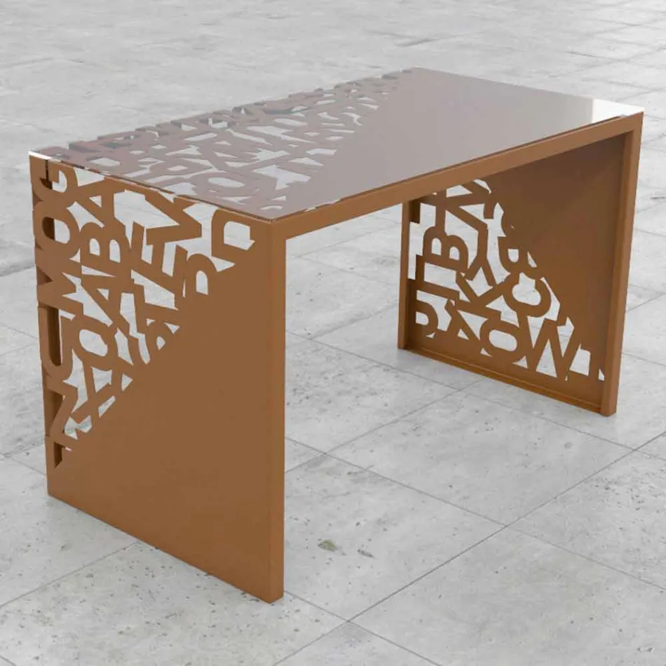 Scrivania Kattedra Lettere “A Cascata” 120x65x75 Mabele Viadurini