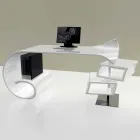 Scrivania moderna da ufficio prodotta in Italia, Miagliano Viadurini