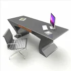 Scrivania per ufficio design moderno Nefertiti made in Italy Viadurini
