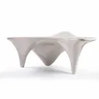 Scrivania per ufficio moderna fatta a mano in Italia Sinuous Viadurini