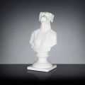 Scultura in ceramica artigianale Bianca 100% Made in Italy Fabas 1
