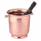 Secchiello Porta Ghiaccio Vino Design in Rame Lucido o Verde 20 cm - Gennarino Viadurini