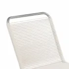 Sedia Bianca di Design da Esterno in Acciaio e PVC Made in Italy - Madagascar Viadurini