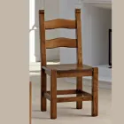 Sedia Classica Cucina in Legno Massello di Faggio Made in Italy - Lavinia Viadurini
