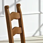 Sedia Classica da Cucina in Legno Seduta in Paglia Made in Italy - Lavinia Viadurini