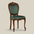 Sedia Classica in Legno Noce o Oro Imbottita Made in Italy - Imperator