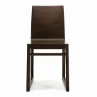 Sedia con Struttura in Frassino e Scocca in Rovere Made in Italy - Emilia Viadurini