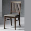 Sedia Cucina Legno Massello di Faggio e Ecopelle Design Italiano - Rosita
