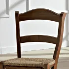 Sedia da Cucina Classica in Legno Massello di Design Italiano - Monika Viadurini