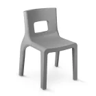 Sedia da Cucina Impilabile in Polietilene Made in Italy 2 Pezzi - Alassio Viadurini