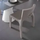 Sedia da Cucina Impilabile in Polietilene Made in Italy 2 Pezzi - Alassio Viadurini