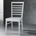 Sedia da Cucina in Legno Massello di Faggio Design Italiano - Jeanine
