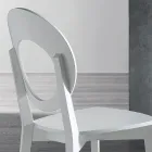 Sedia da Cucina in Legno Massello di Faggio Design Italiano - Marrine Viadurini