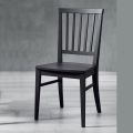 Sedia da Cucina Legno Massello di Faggio Design Elegante Italiano - Rosita