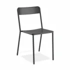 Sedia da Esterno Impilabile in Metallo Made in Italy, 4 Pezzi - Xylia Viadurini