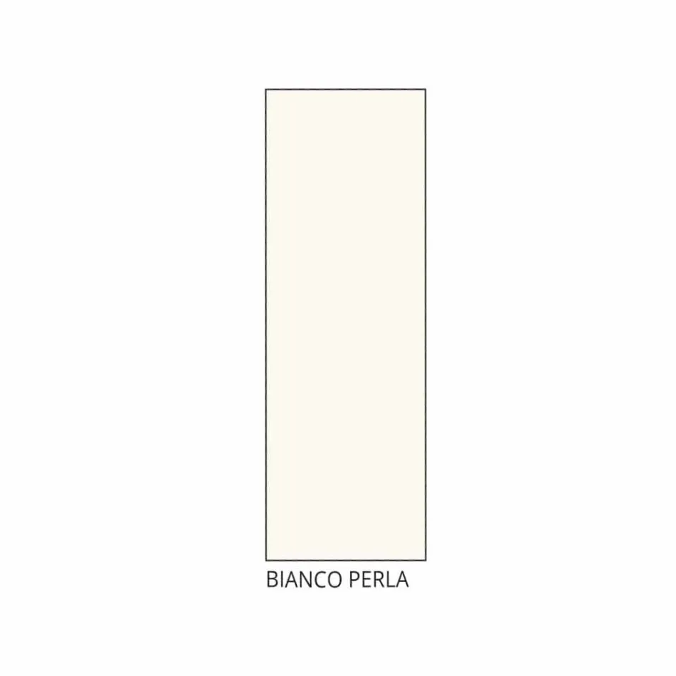 Sedia da Esterno in Ferro Verniciato Bianco Perla Made in Italy 4 Pezzi - Bernie Viadurini