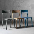 Sedia da esterno/interno di design in polipropilene made in Italy Peia Viadurini