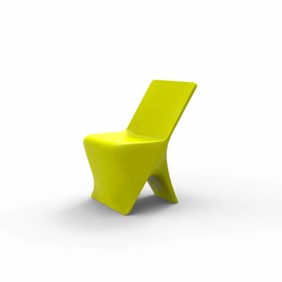 Sedia da giardino di design moderno Sloo by Vondom, in polietilene Viadurini
