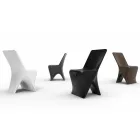 Sedia da giardino di design moderno Sloo by Vondom, in polietilene Viadurini