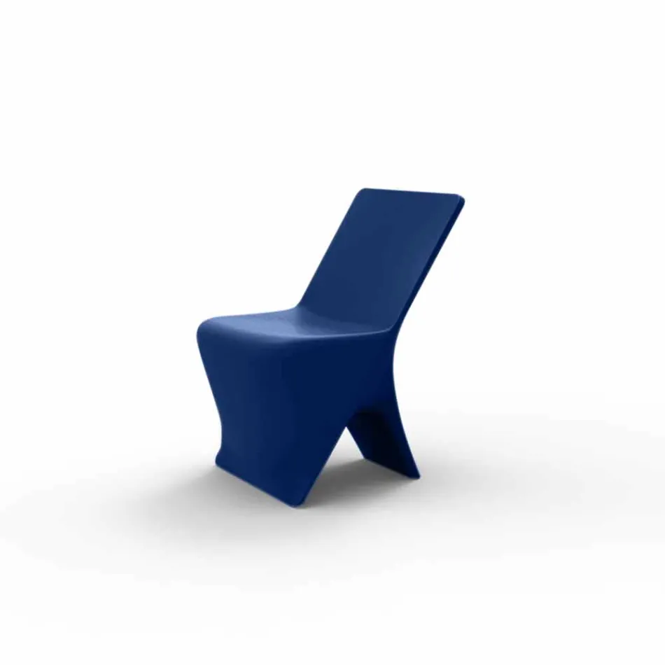 Sedia da giardino di design moderno Sloo by Vondom, in polietilene Viadurini