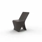 Sedia da giardino di design moderno Sloo by Vondom, in polietilene Viadurini