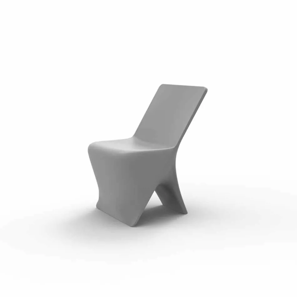 Sedia da giardino di design moderno Sloo by Vondom, in polietilene Viadurini