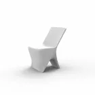 Sedia da giardino di design moderno Sloo by Vondom, in polietilene Viadurini