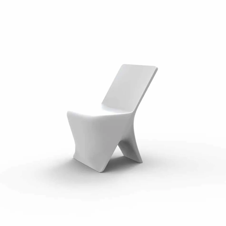 Sedia da giardino di design moderno Sloo by Vondom, in polietilene Viadurini